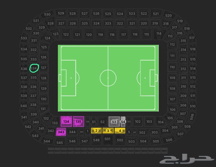 Al-Ittihad and Al-Fateh tickets next to Curva64464604963457111