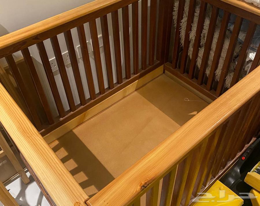 سرير اطفال خشب أصلي طوله 120 في 9064458841057025112