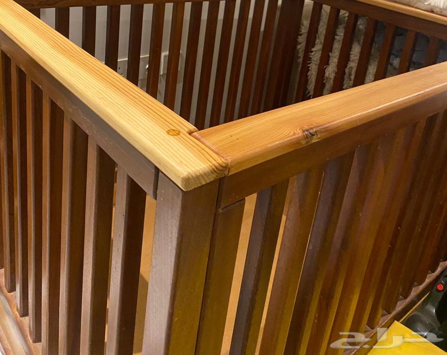 سرير اطفال خشب أصلي طوله 120 في 9064458841057025114