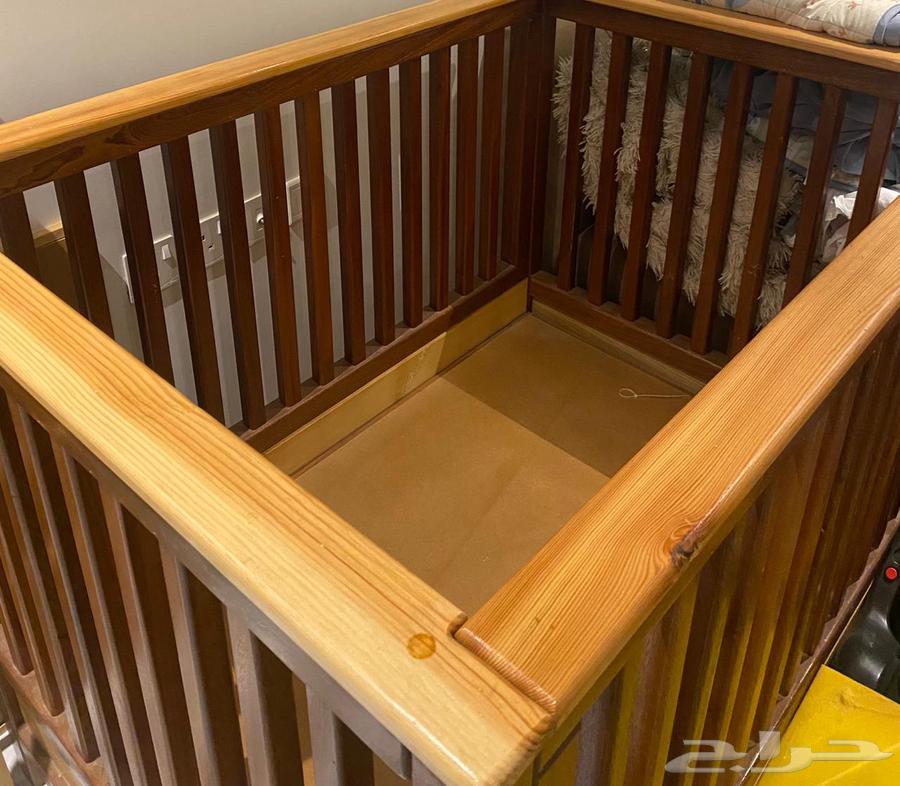 سرير اطفال خشب أصلي طوله 120 في 9064458841057025110