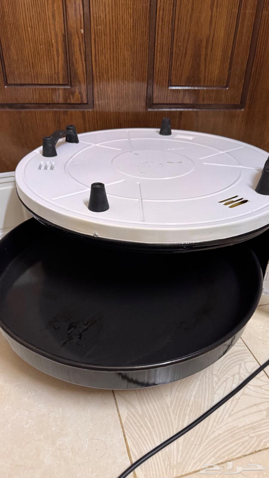 فرن كهربائي دائري لون ابيض قطر 53 سانتي64471870303747114