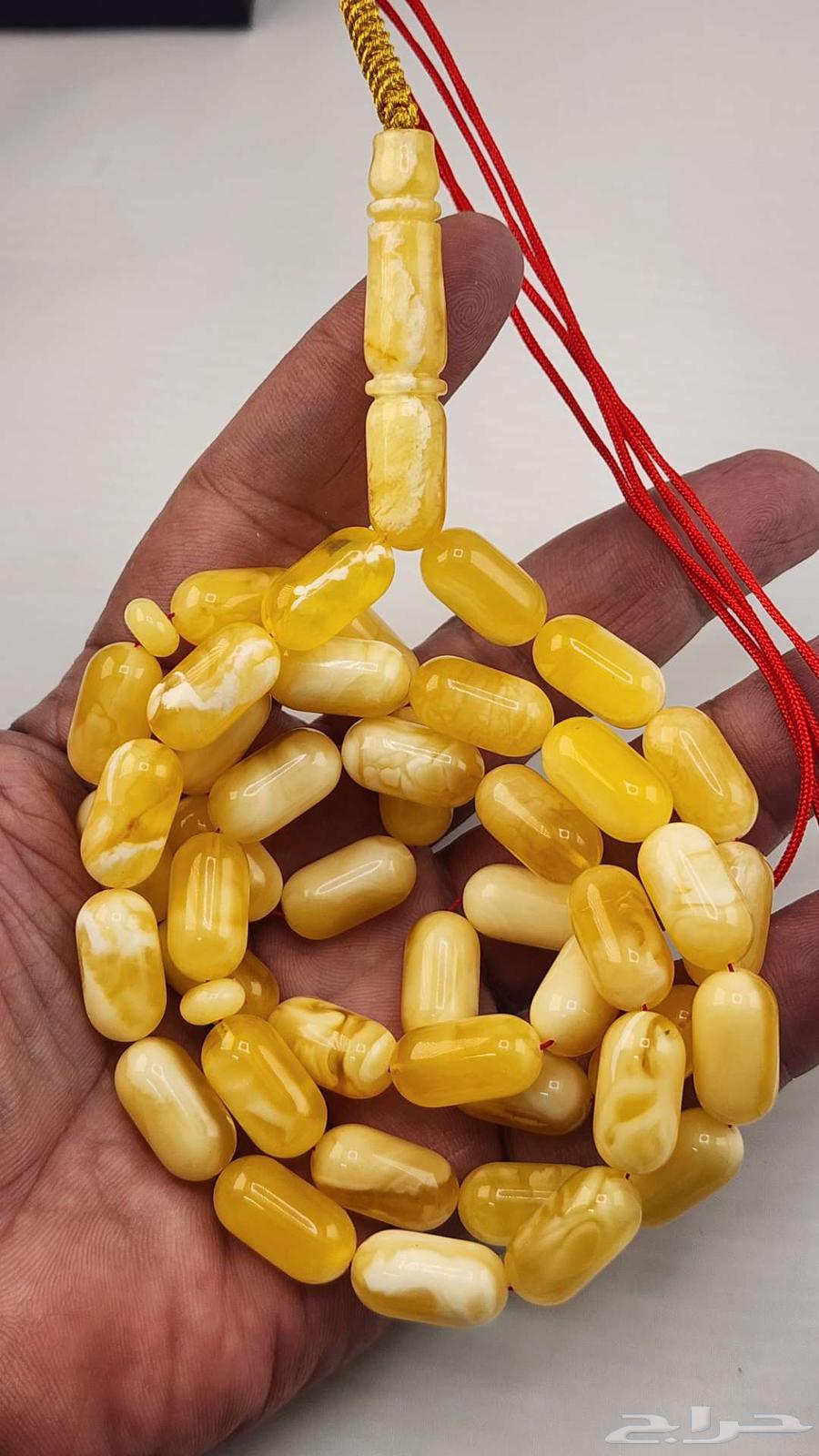 سبحة كهرمان طبيعي مشروط64469487542273113