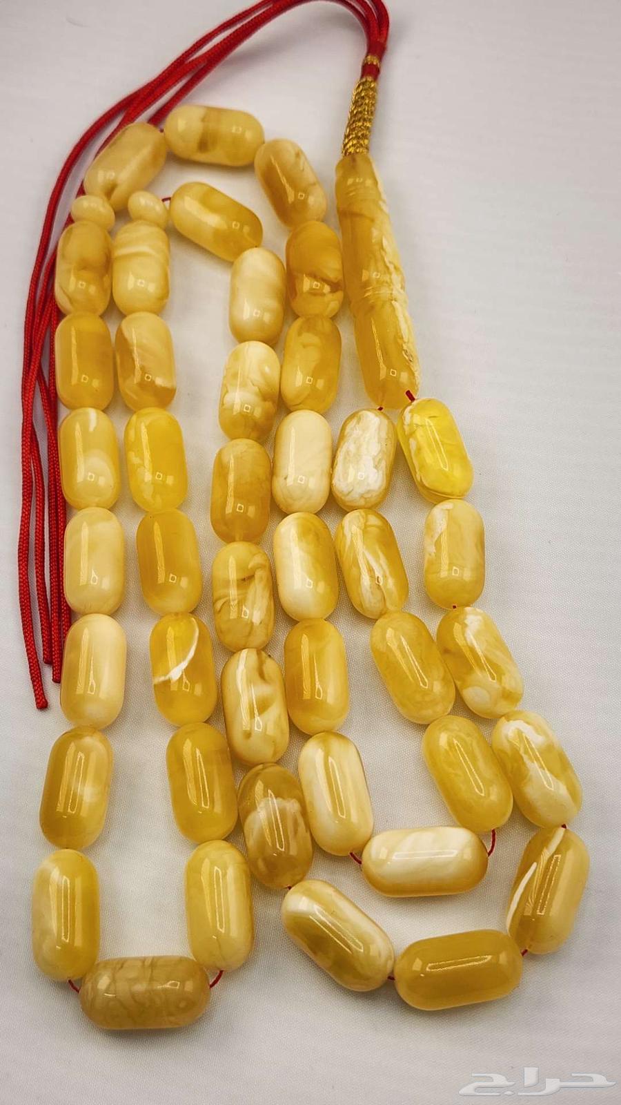 سبحة كهرمان طبيعي مشروط64469487542273111