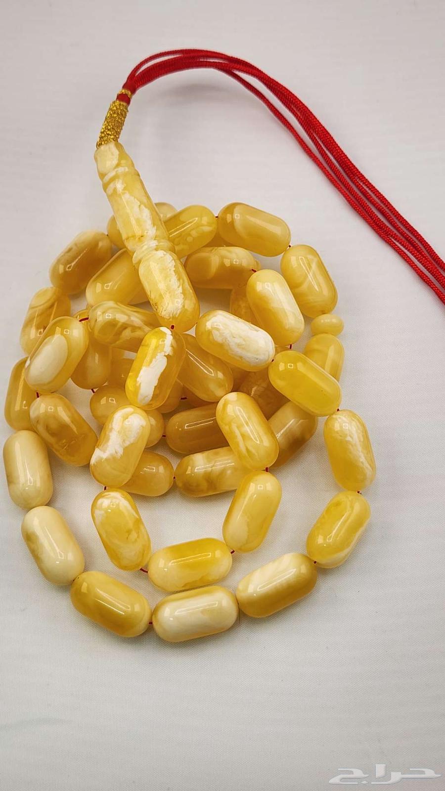 سبحة كهرمان طبيعي مشروط64469487542273110