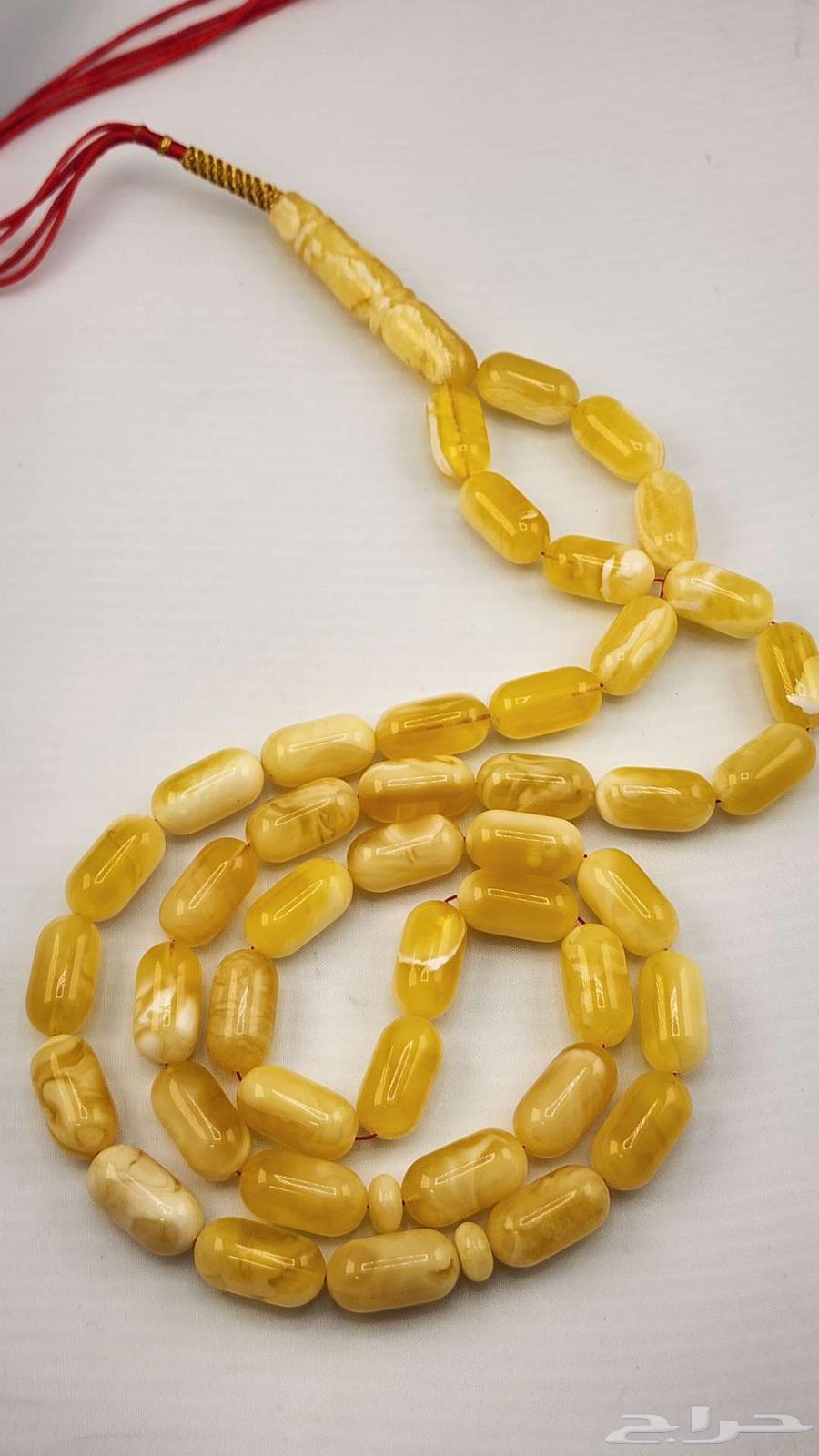 سبحة كهرمان طبيعي مشروط64469487542273114