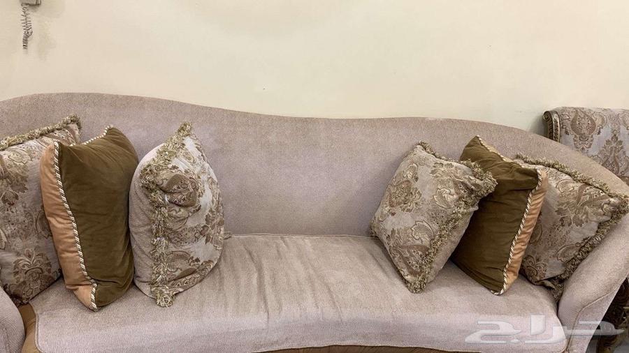 كنب مستعمل لون بيج حي النسيم64516964279939111