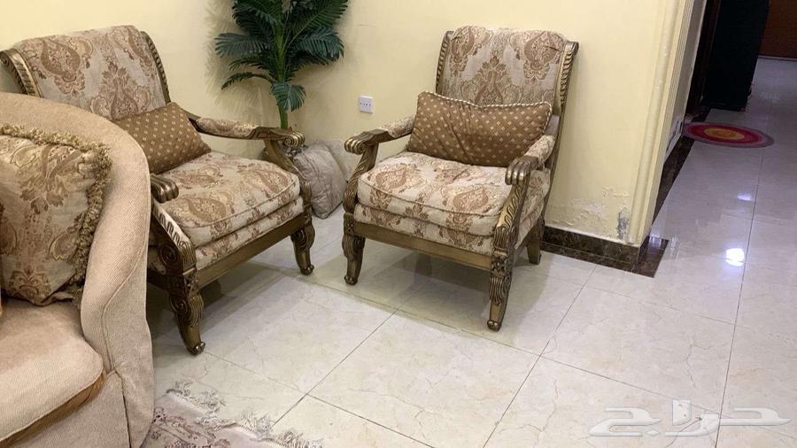 كنب مستعمل لون بيج حي النسيم64516964279939110