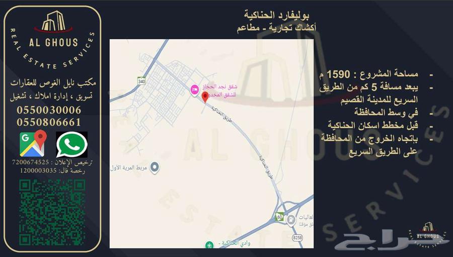 معارض واكشاك تجارية للإيجار في الحناكيه64142981460867111