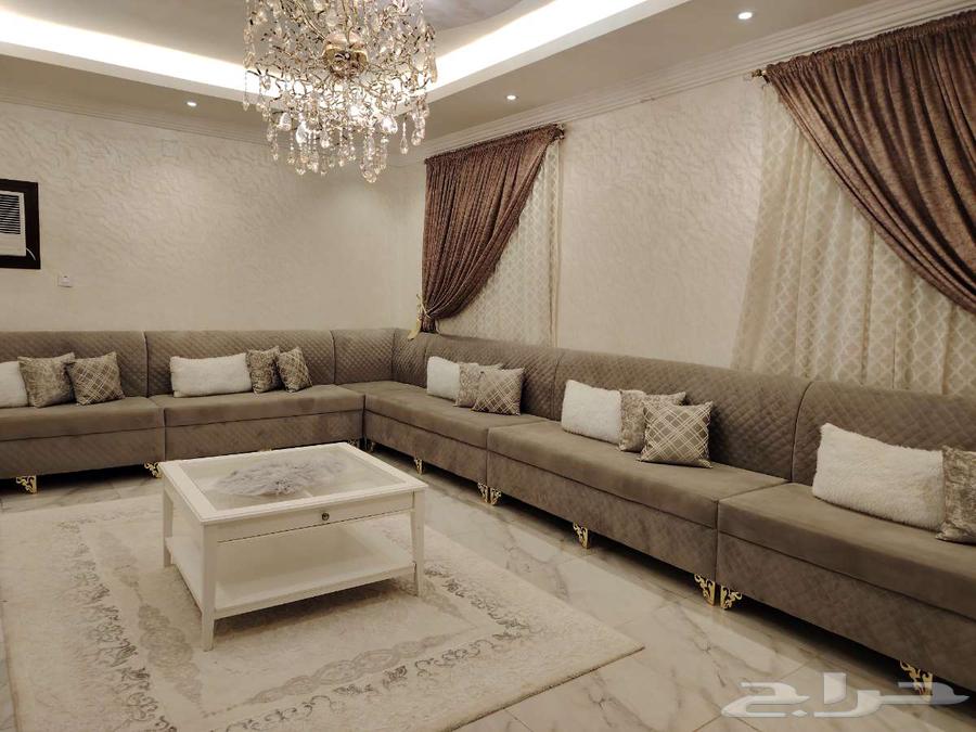 كنب صالون حرف L فخم64465884921346110