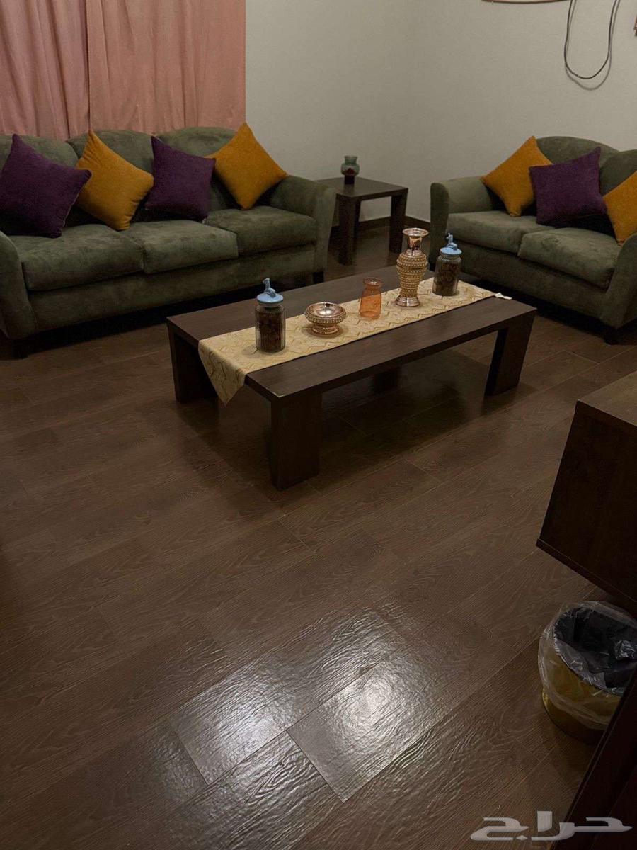 كنب من المطلق سته نفر لا يوجد فيه عيوب جديد مع طاولات64474945726594111