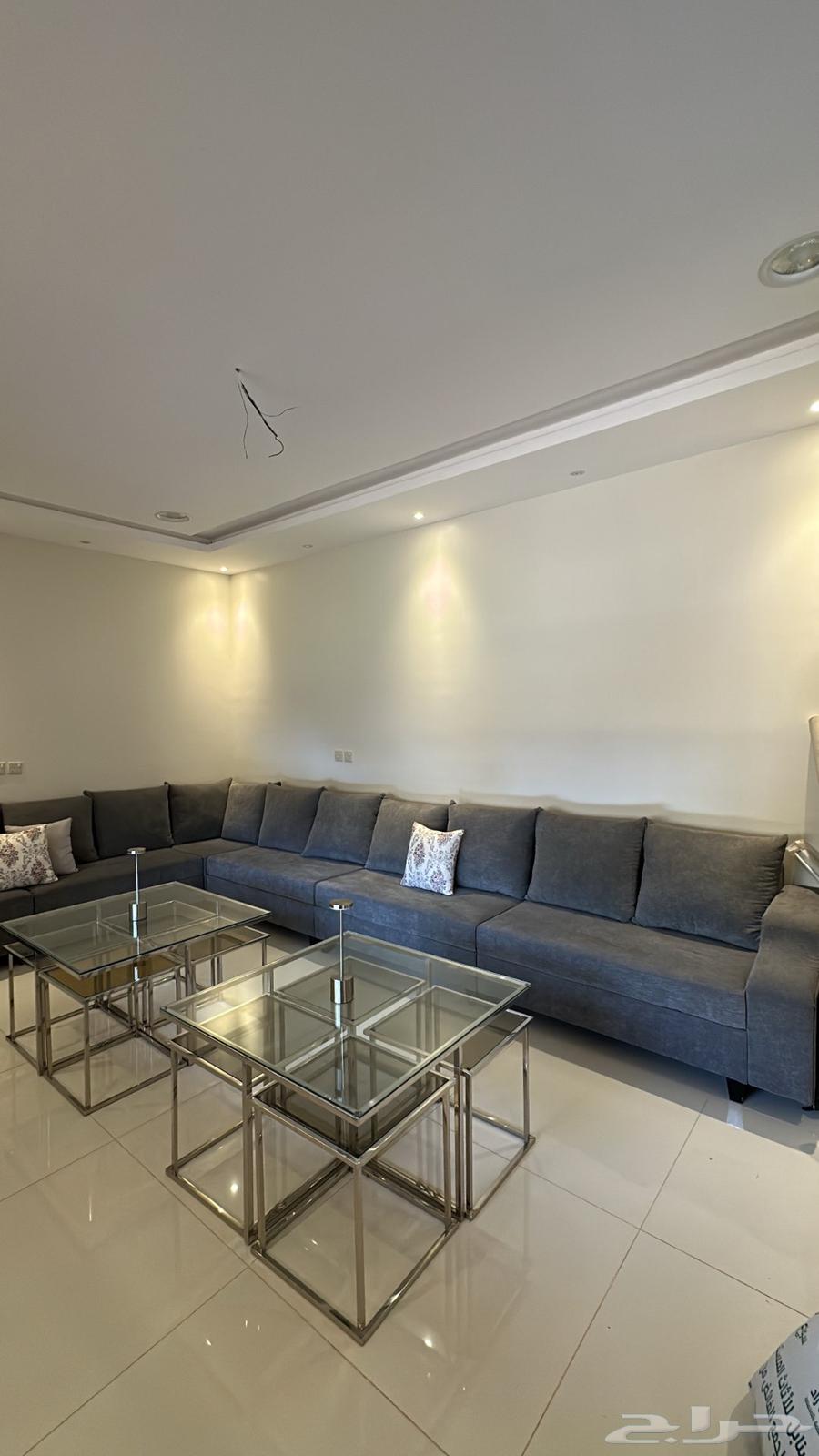 كنب رمادي مفصل اخو الجديد للبيع64474596660353112