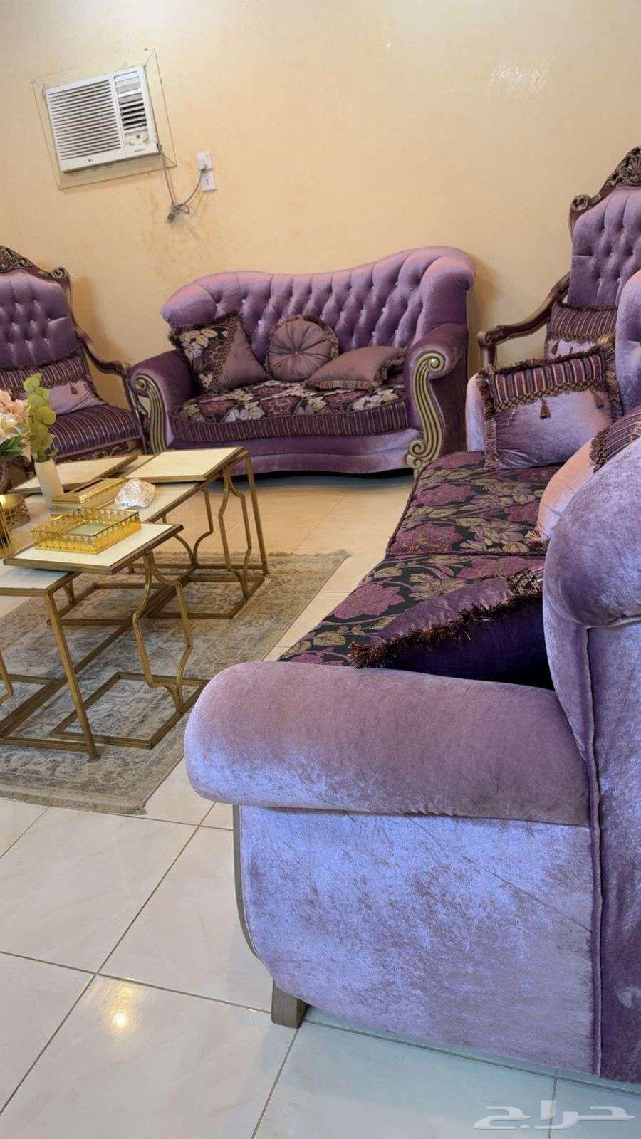 أ كنب مستعمل للبيع موف 5 قطع11شخص64474638194561112