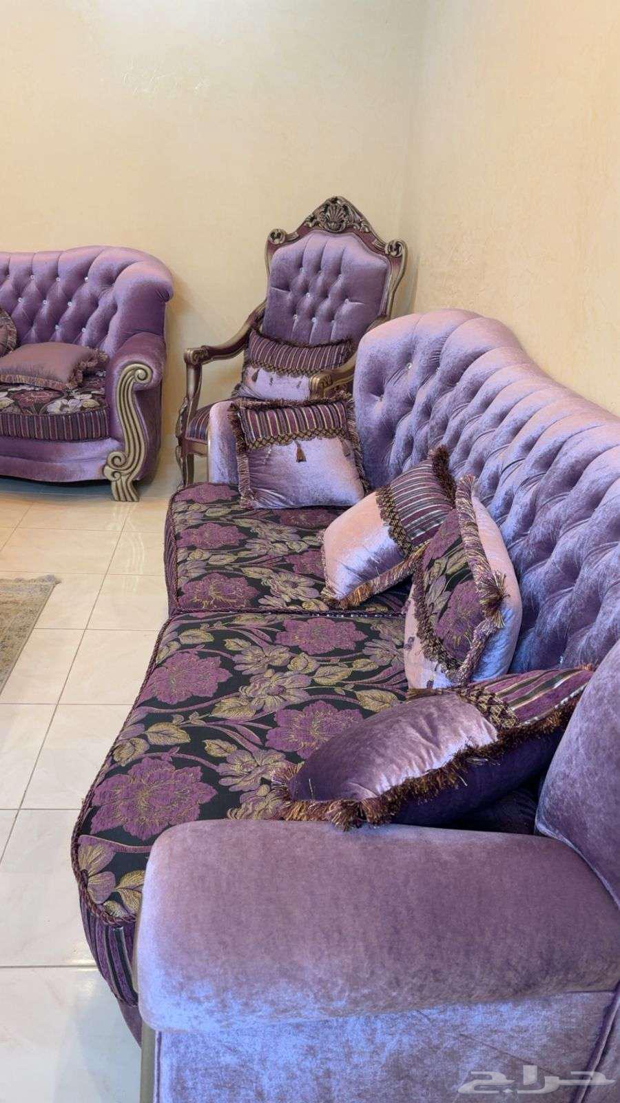 أ كنب مستعمل للبيع موف 5 قطع11شخص64474638194561111