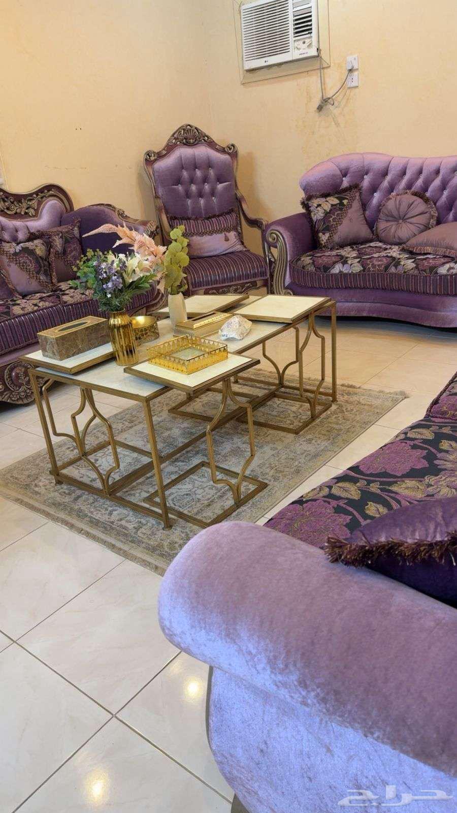 أ كنب مستعمل للبيع موف 5 قطع11شخص64474638194561110