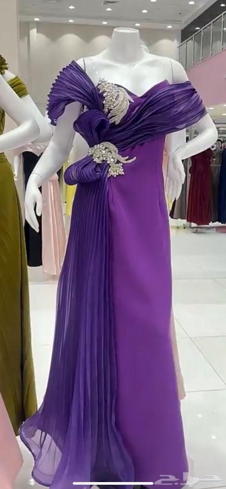 فستان بالون البنفسجي64481403032961110