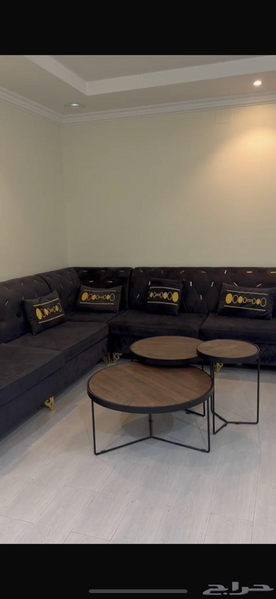 كنب حرف ل للبيع ونظيف64481319056771111