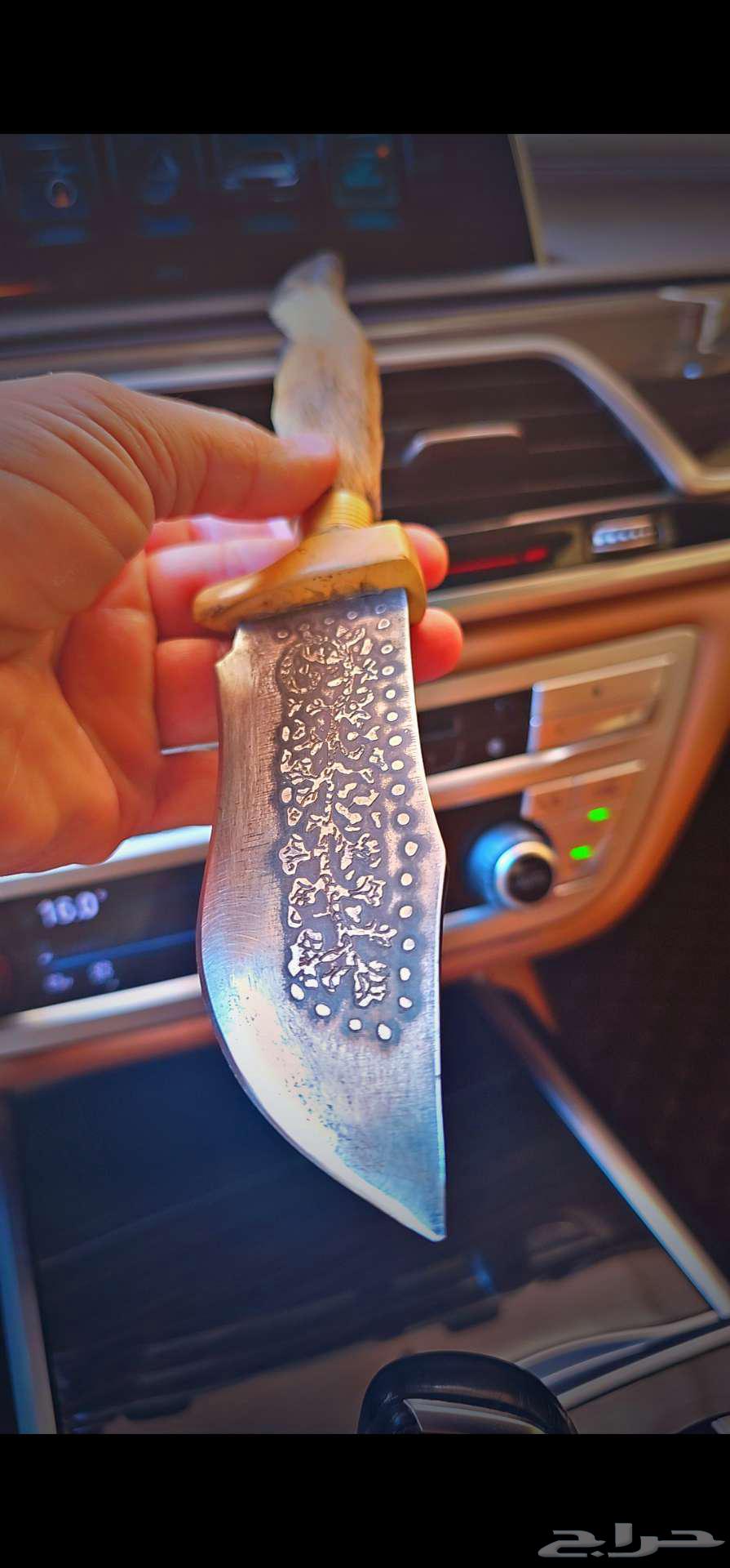 سكينين نوادر شغل يدوي فاخر مقبض رجل غزال64484005872898111