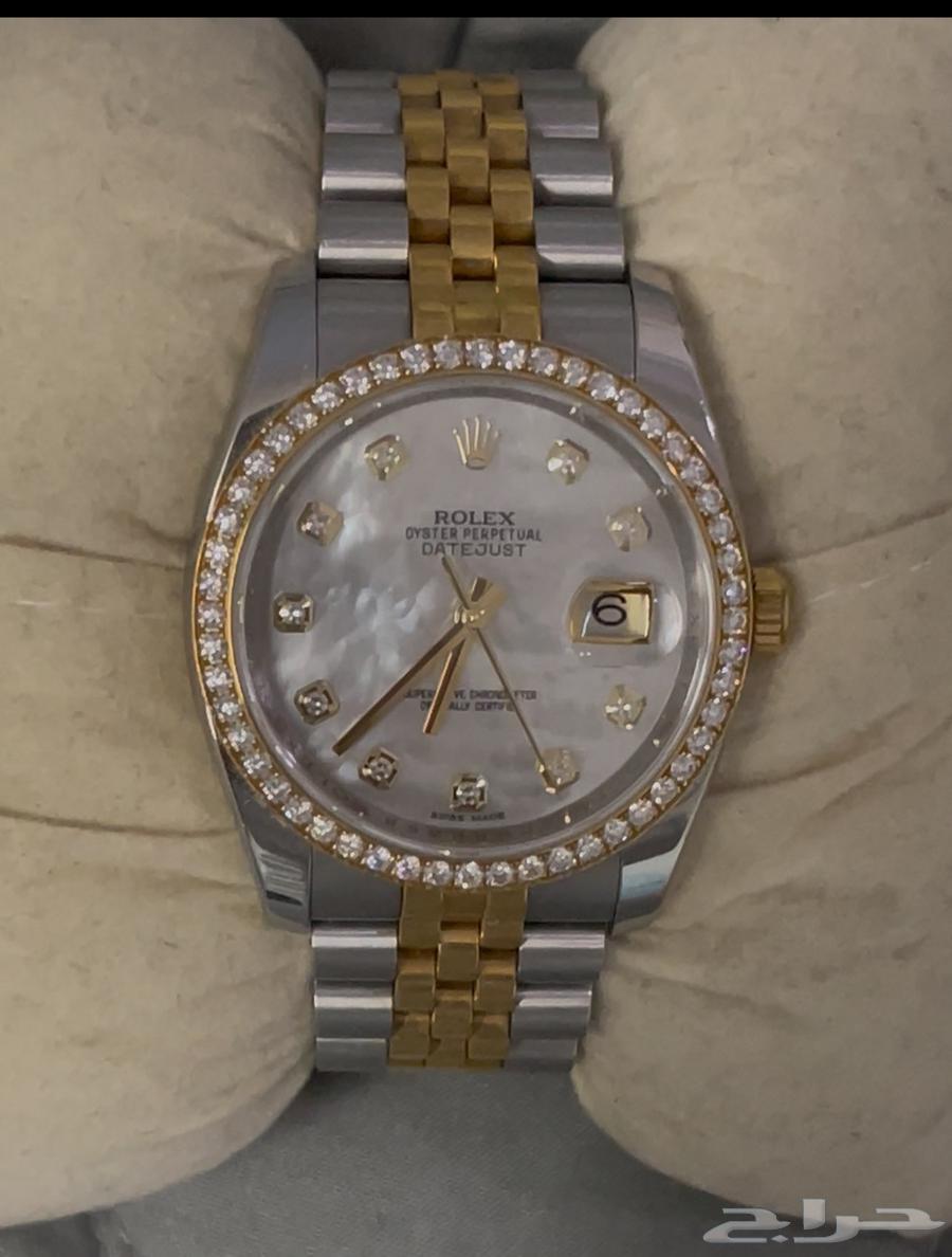 ساعه رولكس مينا ( صدفي ) الماس64485284142466113