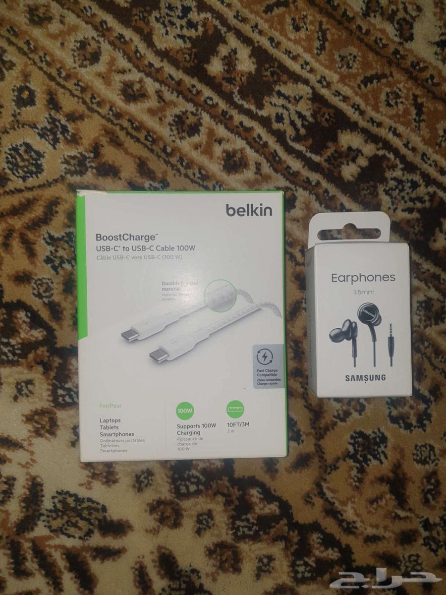 سماعة اصلي سلك شاحن اصلي64480675212802110