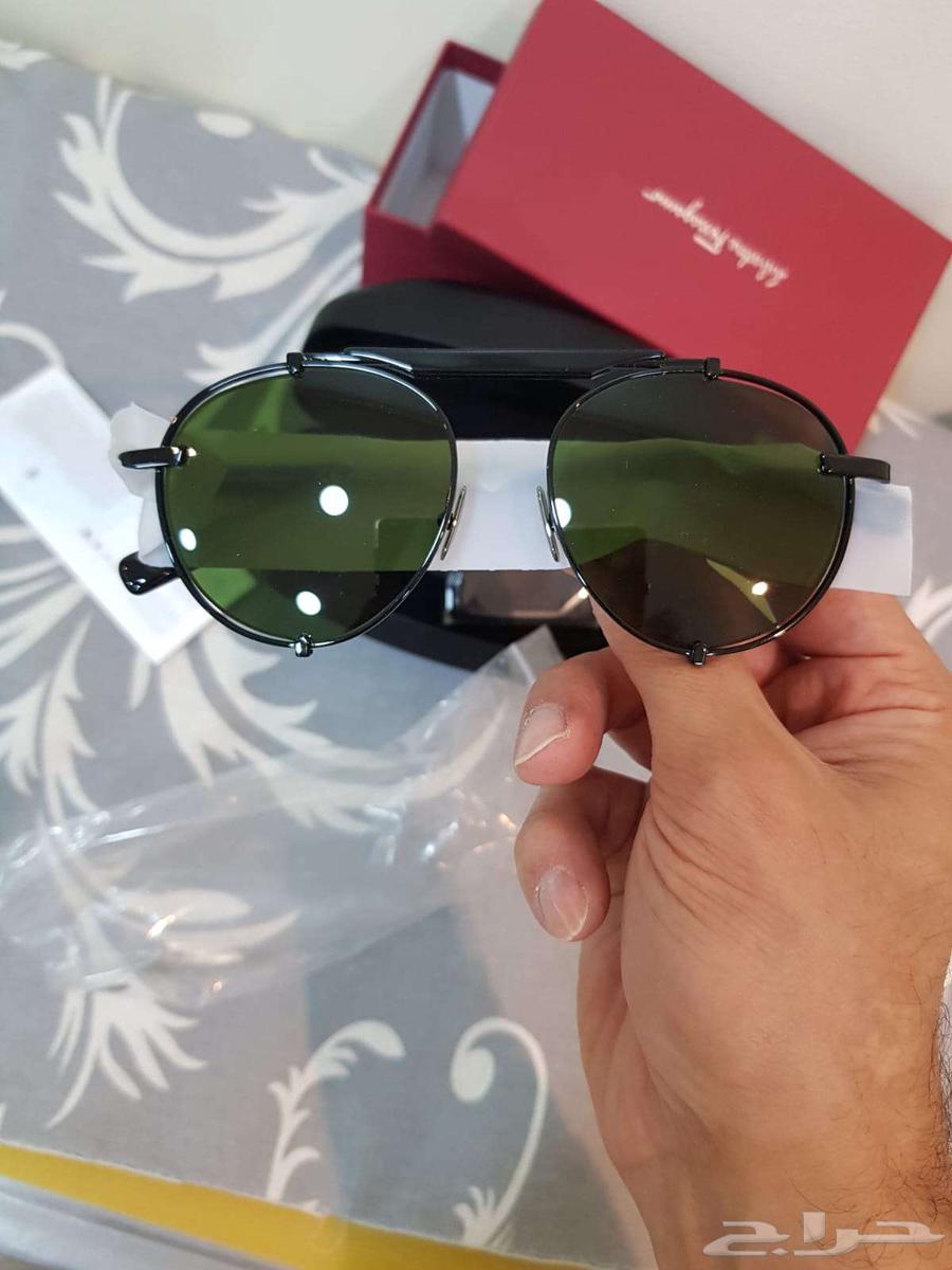 نظارة شمسية ماركة Salvatore Ferragamo (أصليه).64481114606849111