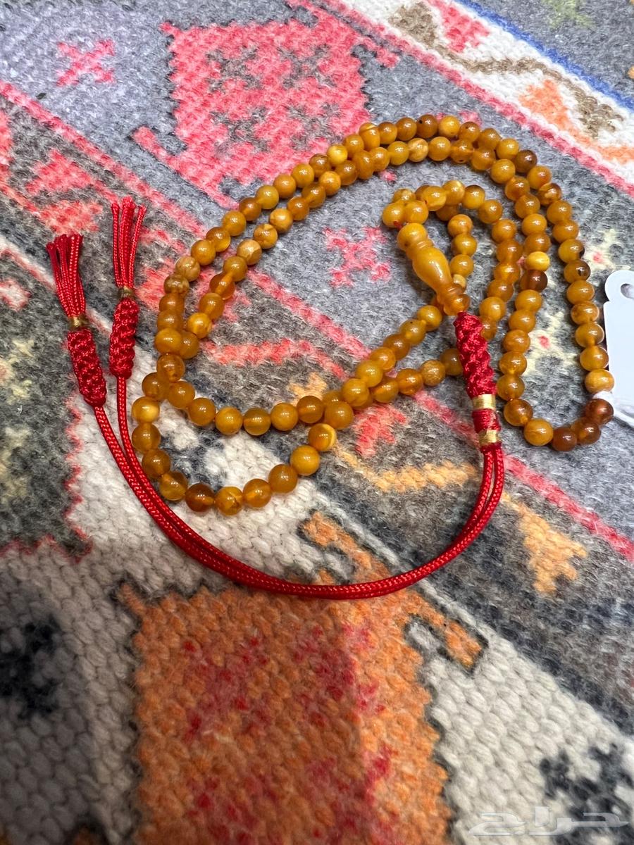 مسبحة كهرمان ألماني قديم64484813930754111