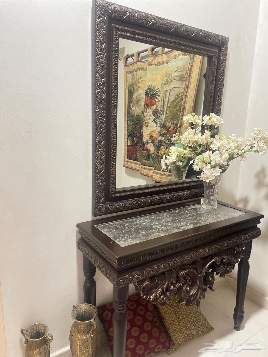 مدخل خشبي معتق بذهبي64486191543042113