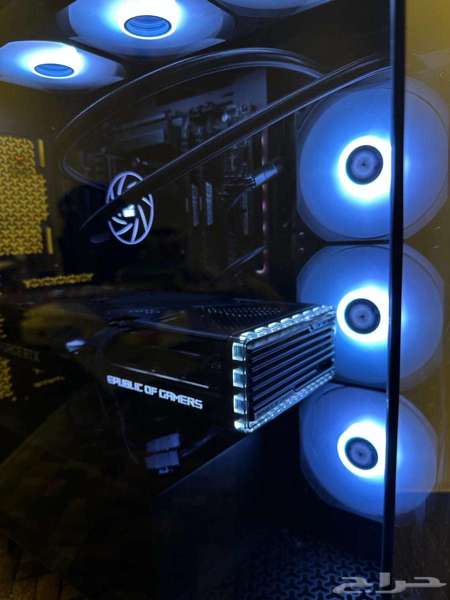 جهاز كمبيوتر ألعاب RTX 4070 TI Super ROG strix ممتاز64486468782210111