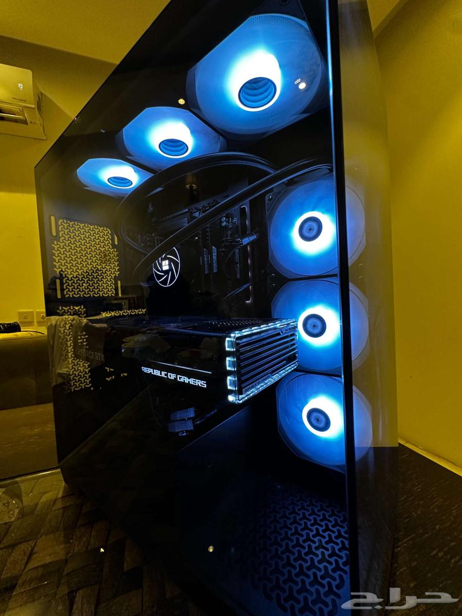 جهاز كمبيوتر ألعاب RTX 4070 TI Super ROG strix ممتاز64486468782210113