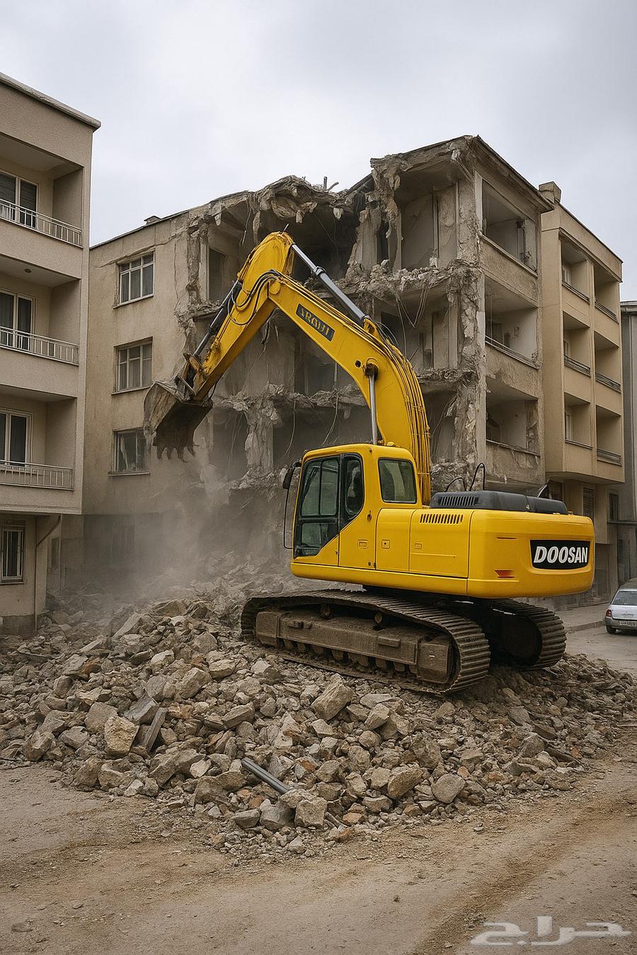 Demolition of buildings, removal of debris, and excavation64446536256387112