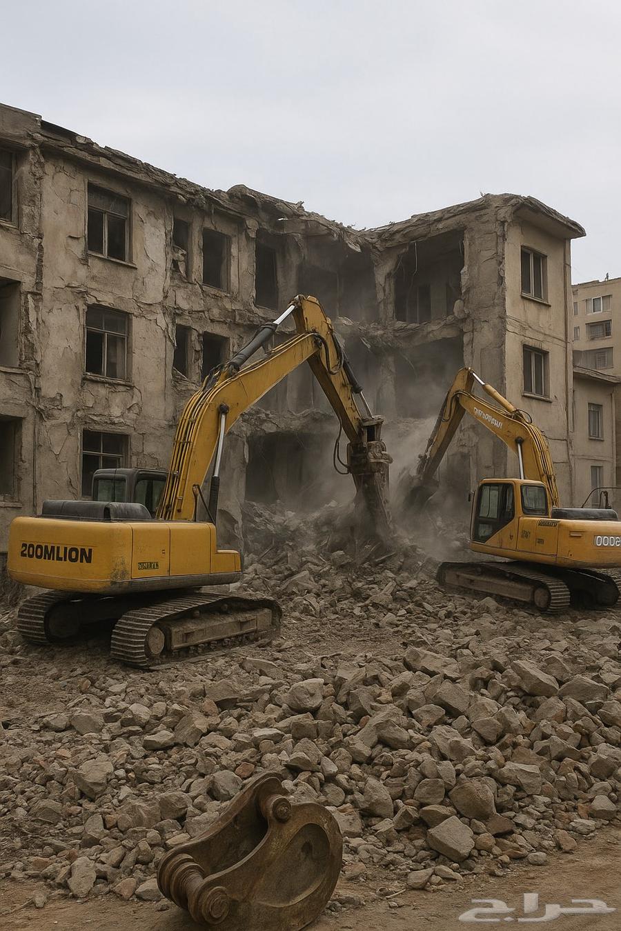 Demolition of buildings, removal of debris, and excavation64446536256387111