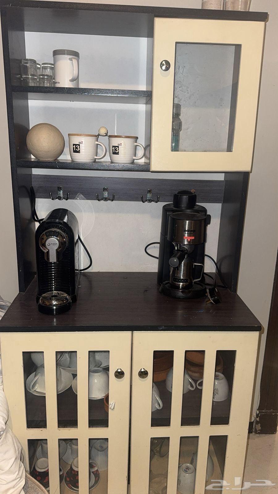 دولاب كوفي مع الاجهزة64489669367937110