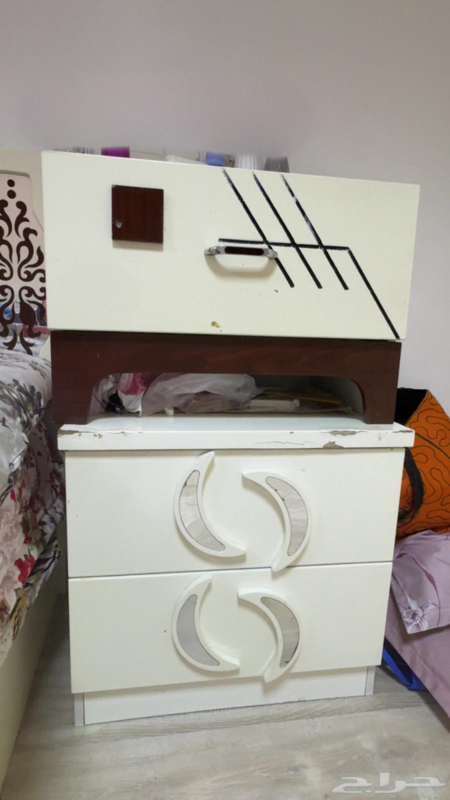 سرير نفر ونص مع كمدينه64485352222977113