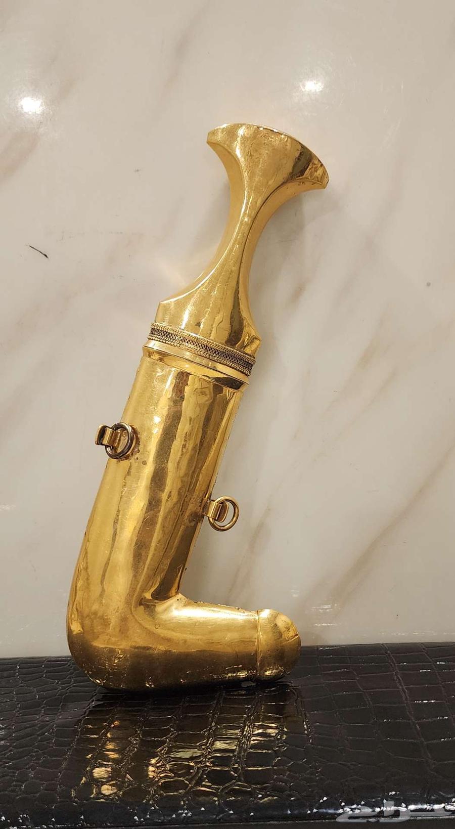 تم البيع خنجر فظه مطليه ذهب عيار 22 اصدار خاص الحرس الوطني64486620576259113