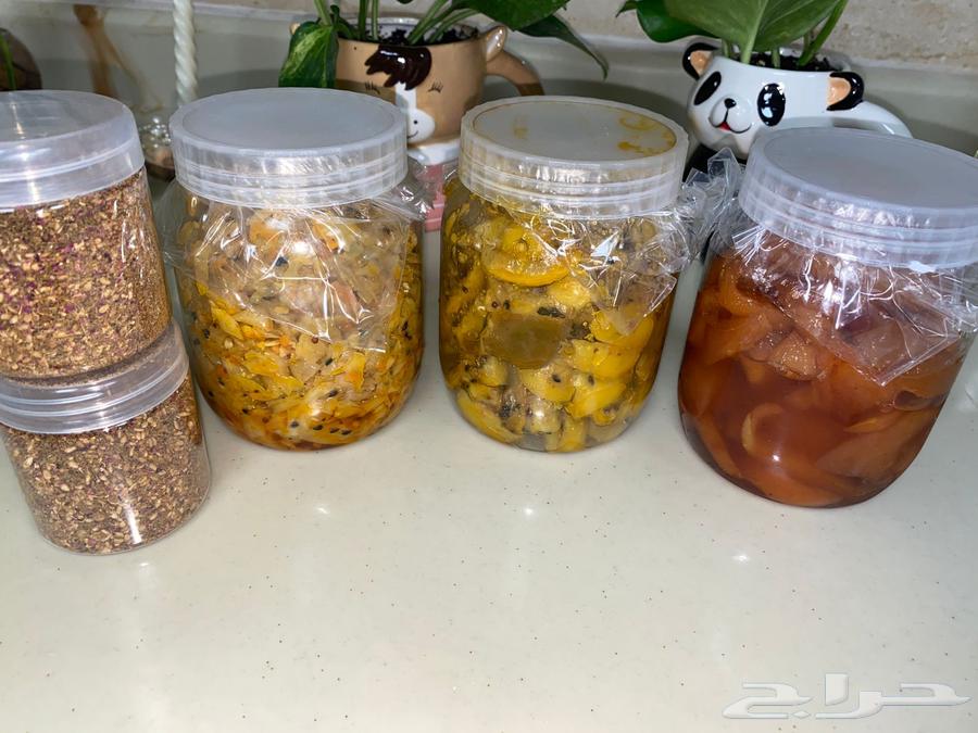 مخللات لذيذة و دقة مديني ( سفرجل  رطب  كرنب  جزر  زهرة )64485243246978113