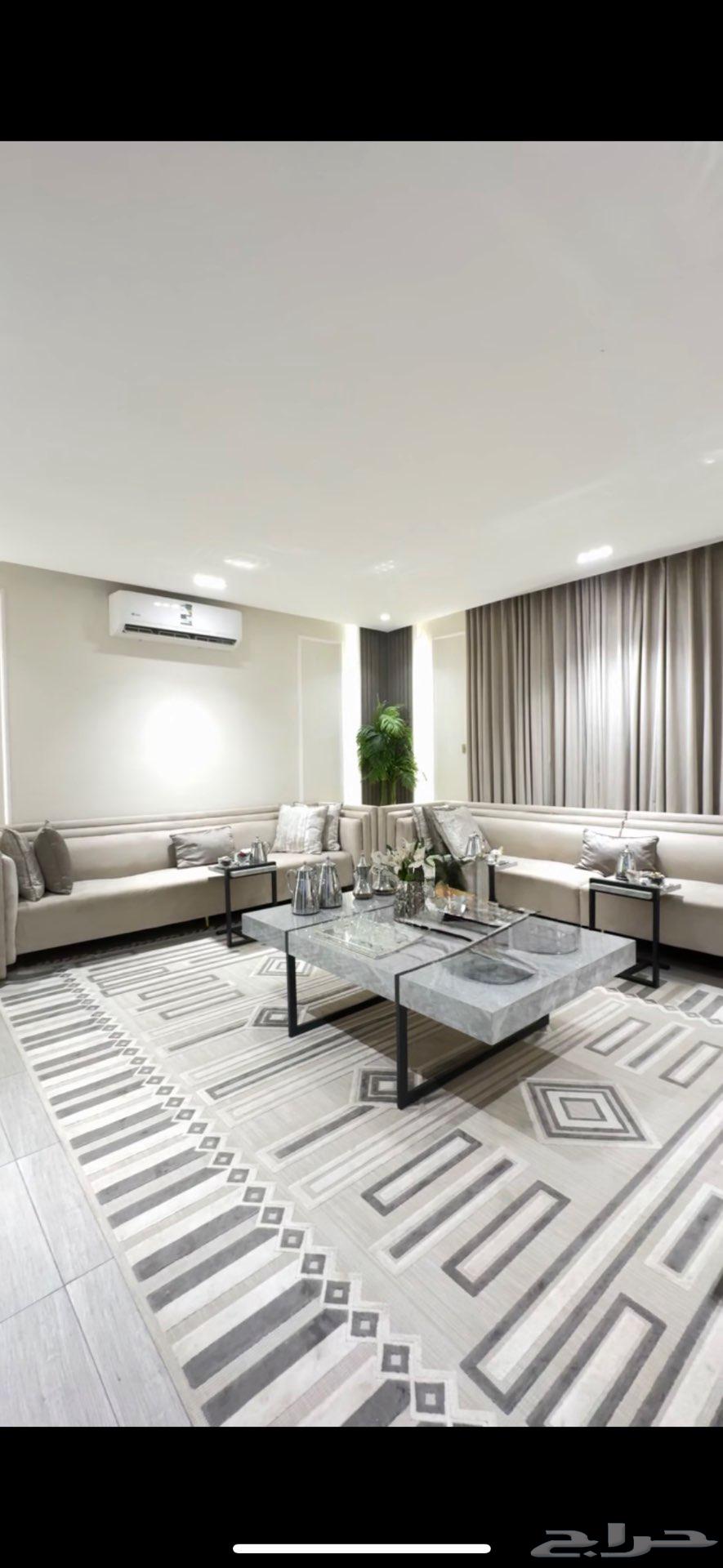 Living room set for sale, complete with sofa, tables, and curtains64489820563841110