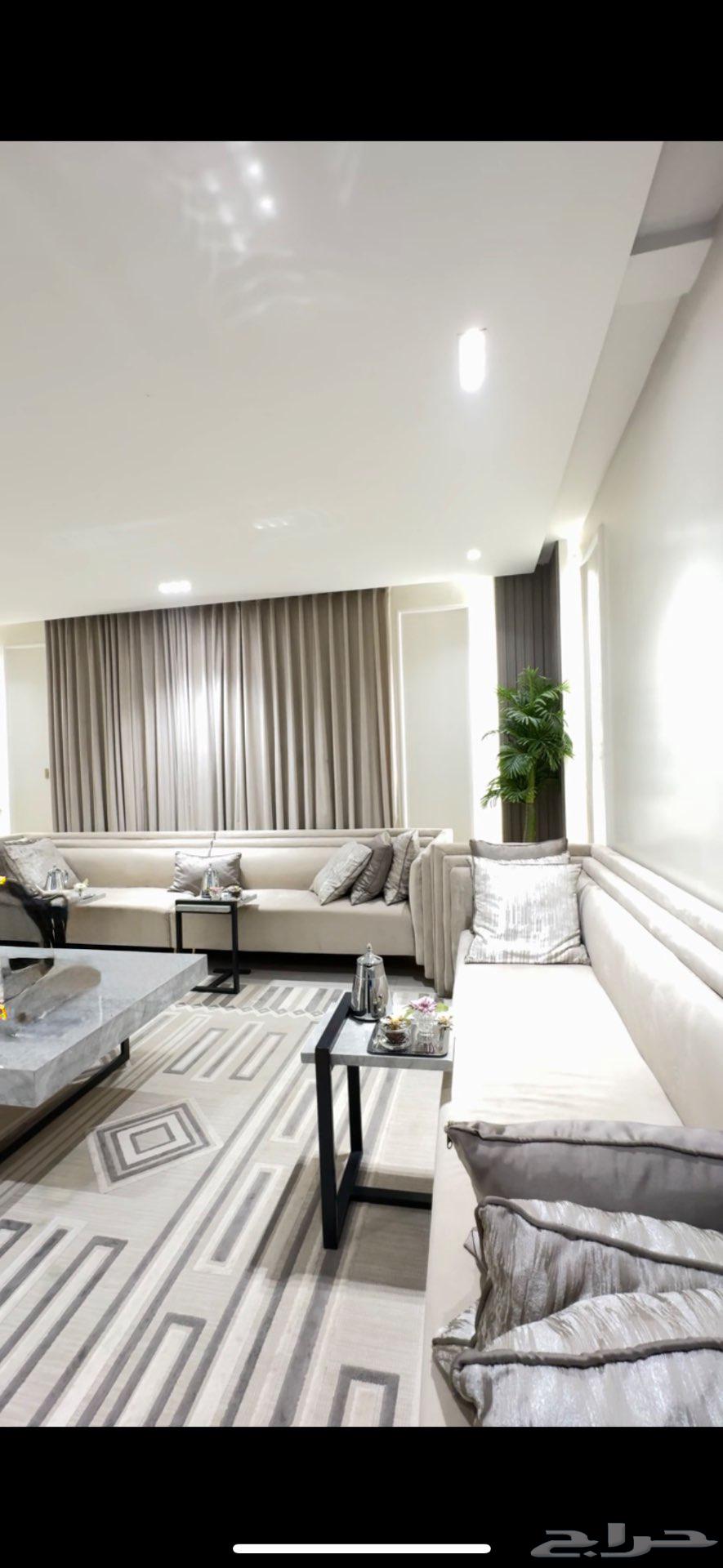 Living room set for sale, complete with sofa, tables, and curtains64489820563841111