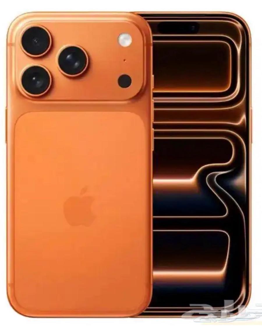 للبيع ايفون 17 برو ماكس جديد لون برتقالي64487718561921111