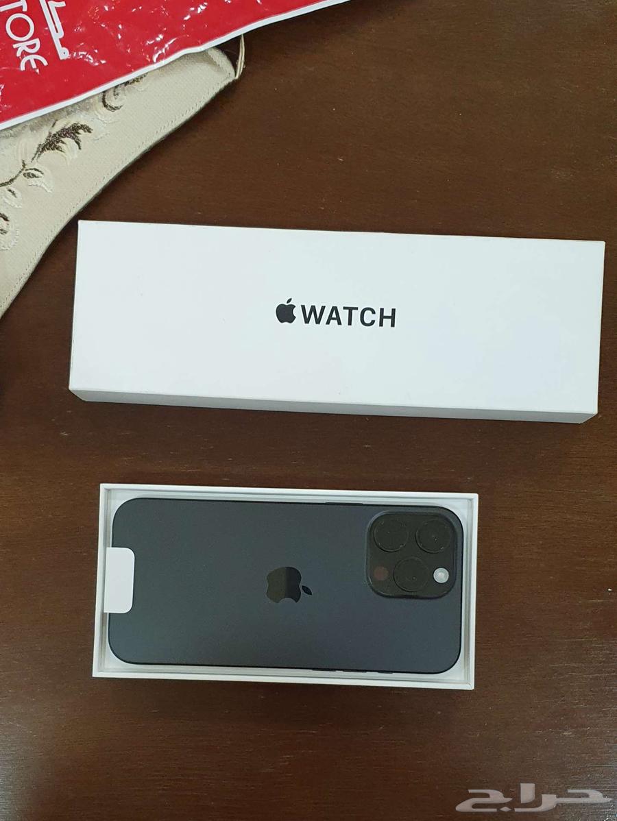 ايفون برو ماكس 16 256G جديد   ساعة ابل اس اي 44 ملم بالكرتون64493768223233112