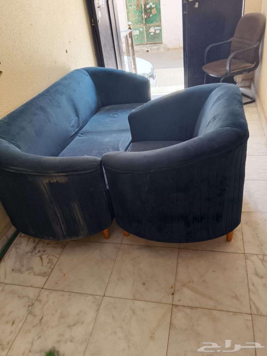 كنب 2 قطعه للبيع المستعجل تغيير اثاث المنزل64488920494337113