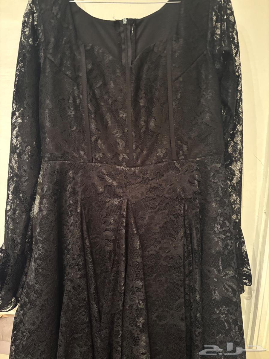 فستان دانتيل لا قصير ولا طويل64489142570883113