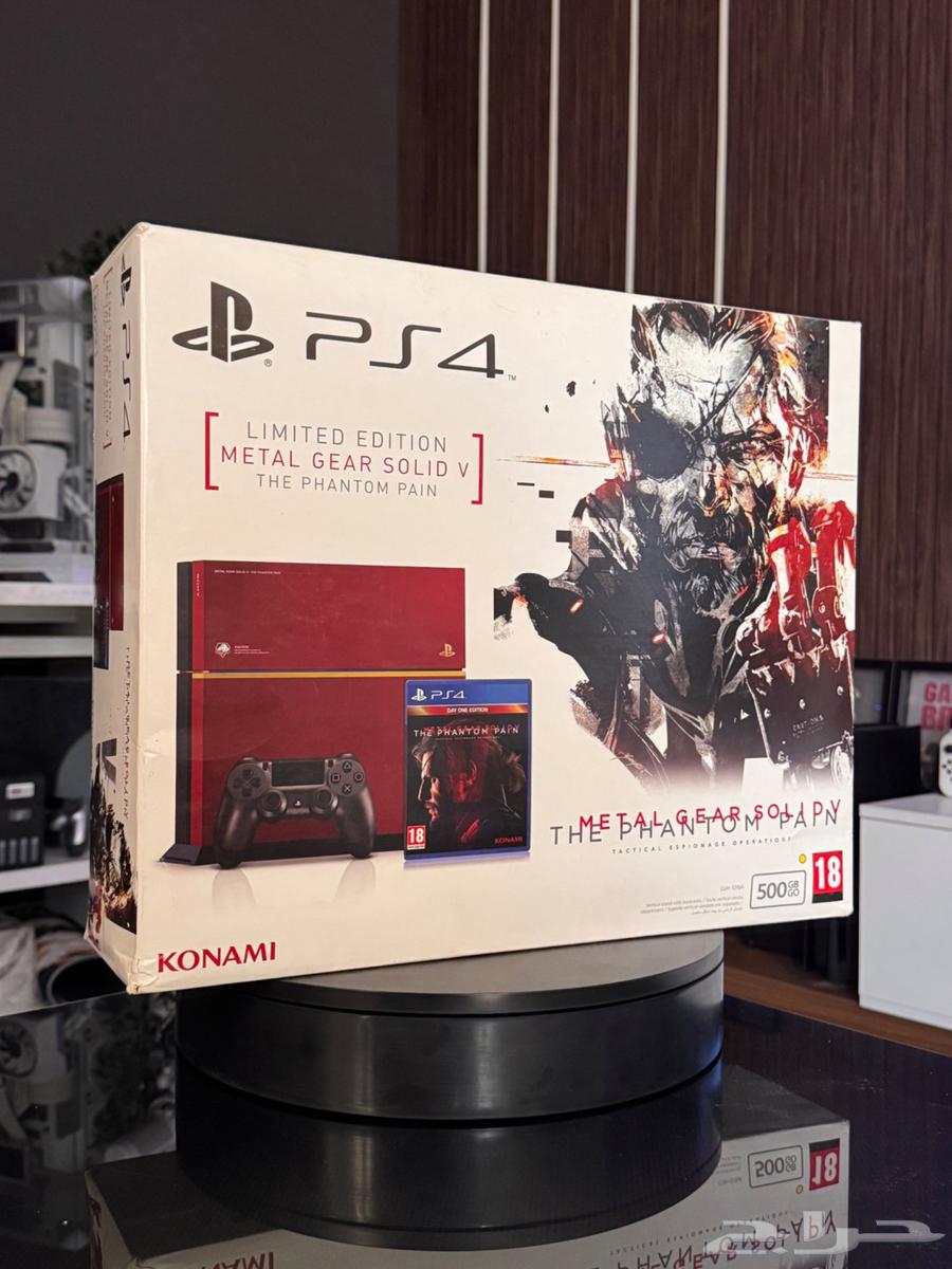 جهاز بلايستيشن 4 نسخة ميتال قير مستخدم64489683201281111