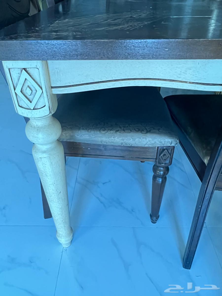 طاولة طعام مع 5 كراسي خشب64490890291841112