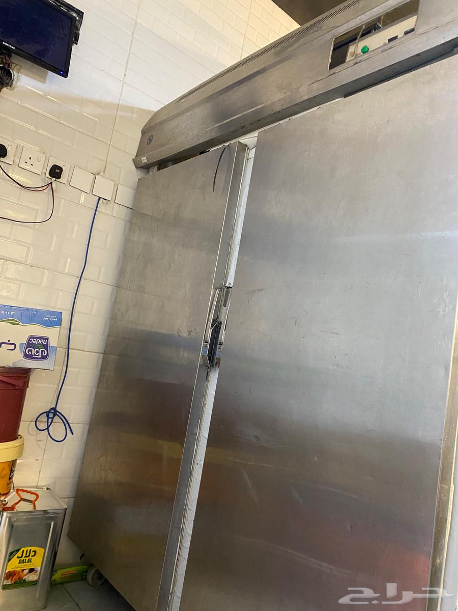 ثلاجه أستيل 2 باب نضيفه فقط تحتاج فقط كمبروسر64492758623491110