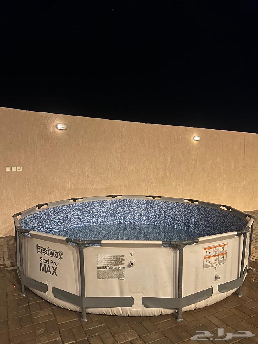 New children's swimming pool with filter, used once64487415329410111