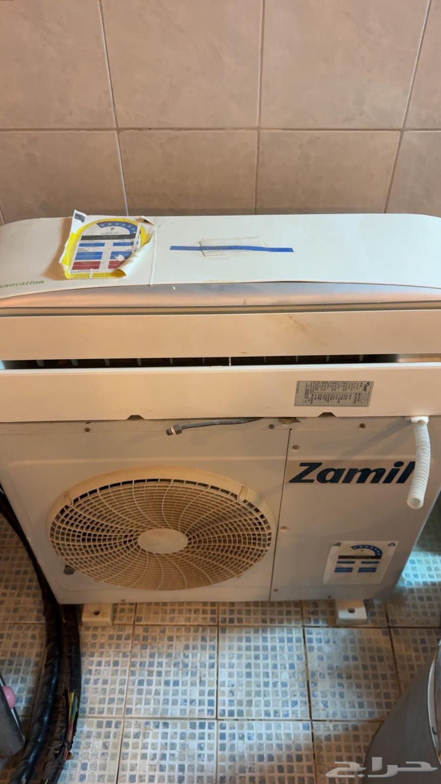 Used Zamil (Innovation) Split Air Conditioner 1 Ton64487567650433110