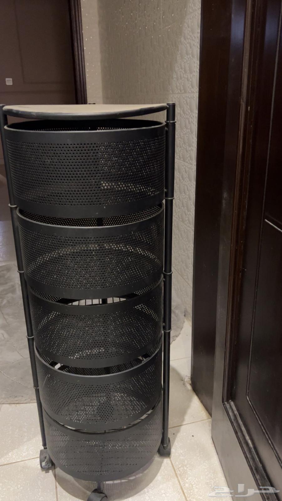 Marble Black Table with Stand and Circular Drawers (Urgent Sale)64487663860609112