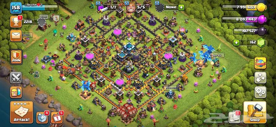 تاون هول 13   أبطال مستويات عالية للحروب64487264249474110