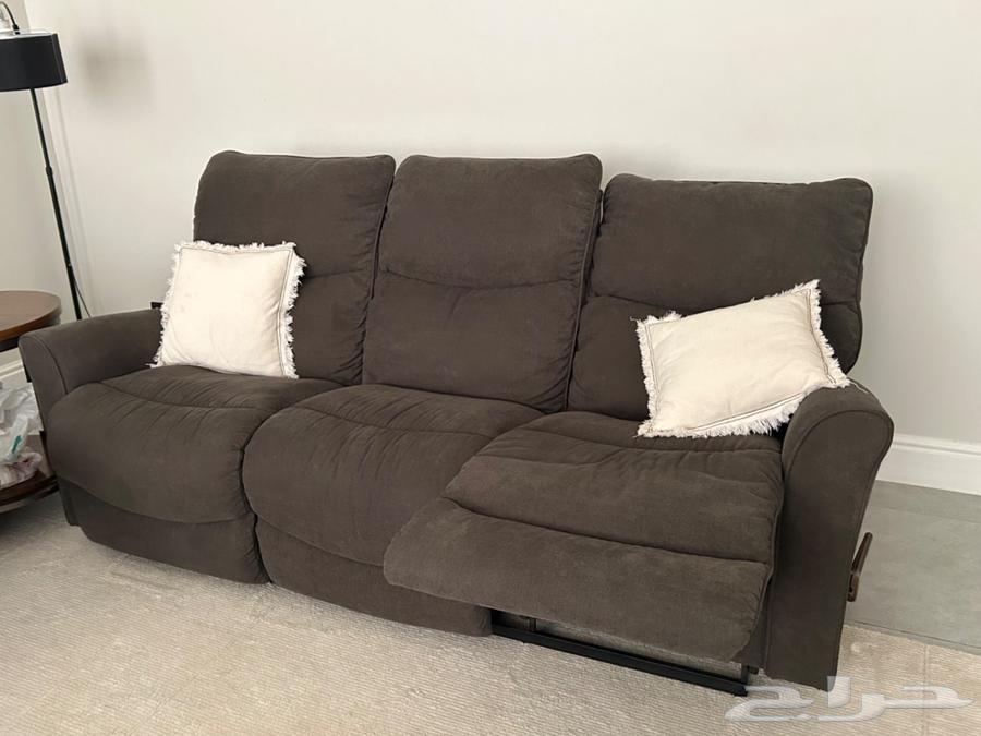 Lazyboy recliner sofa in dark gray64488644053250111