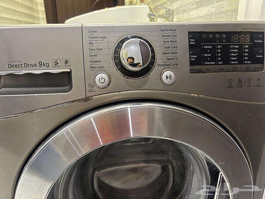 غسالة أوتوماتيكية من إل جي بسعة 9 كجم64488865827713114