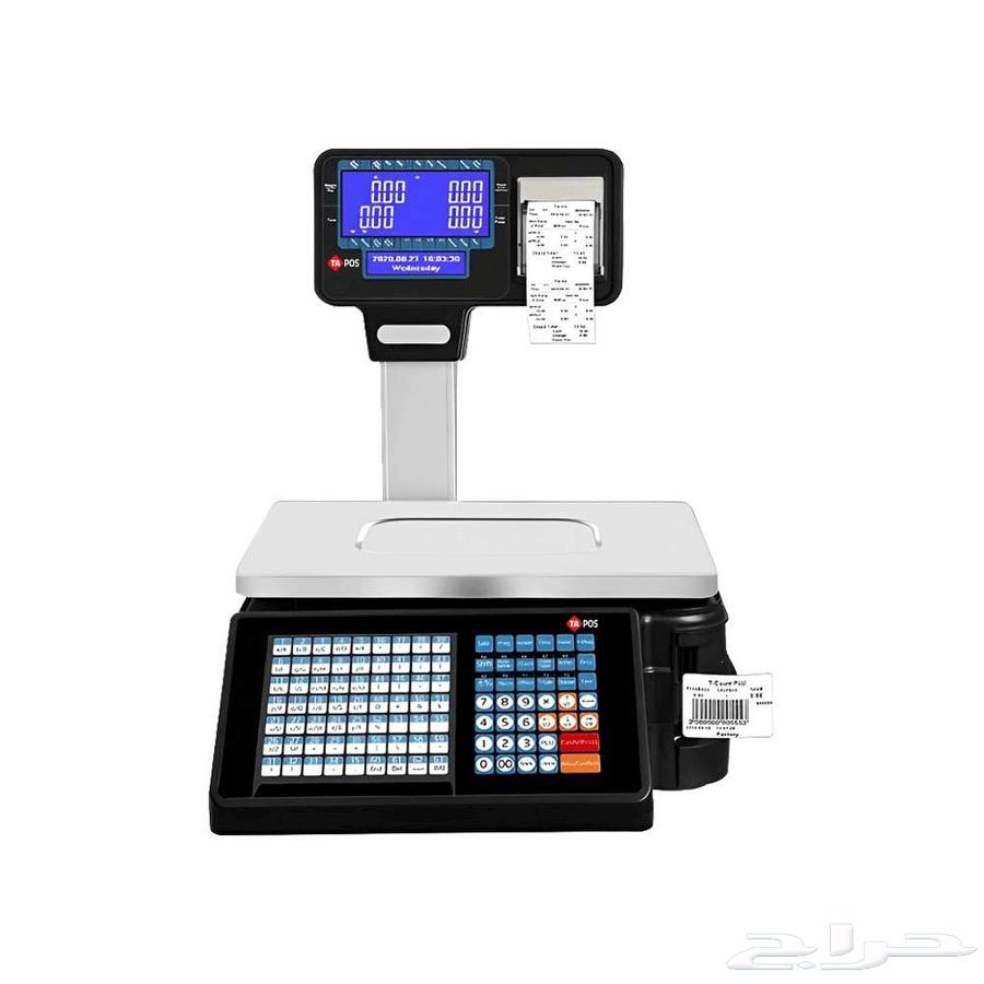 Electronic barcode scale for label printing with invoice issuance support64498715287809112